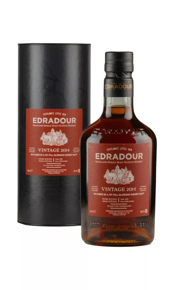 Edradour Sherry Butt Foundations 2014 Single Malt Scotch Whisky | 700ML - Whiskey