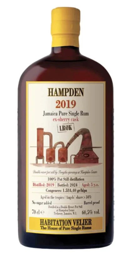 Habitation Velier Hampden 2019 LROK Ex-Sherry Cask | 700ML