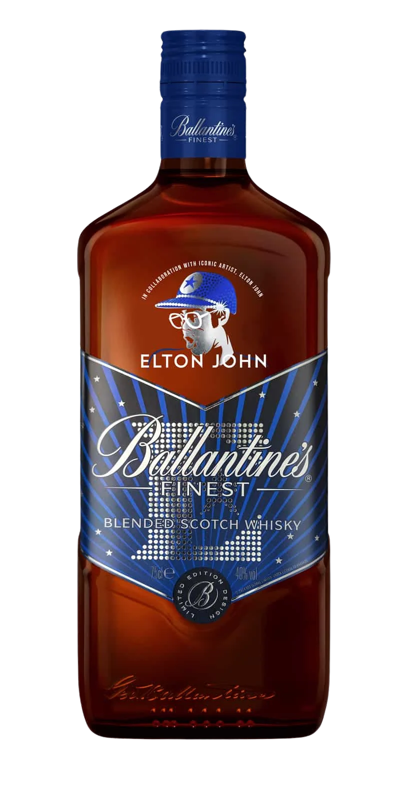 Elton John | Ballantine's Finest | Blended Scotch Whisky | 2024 Limited Edition | 700ML - Whiskey