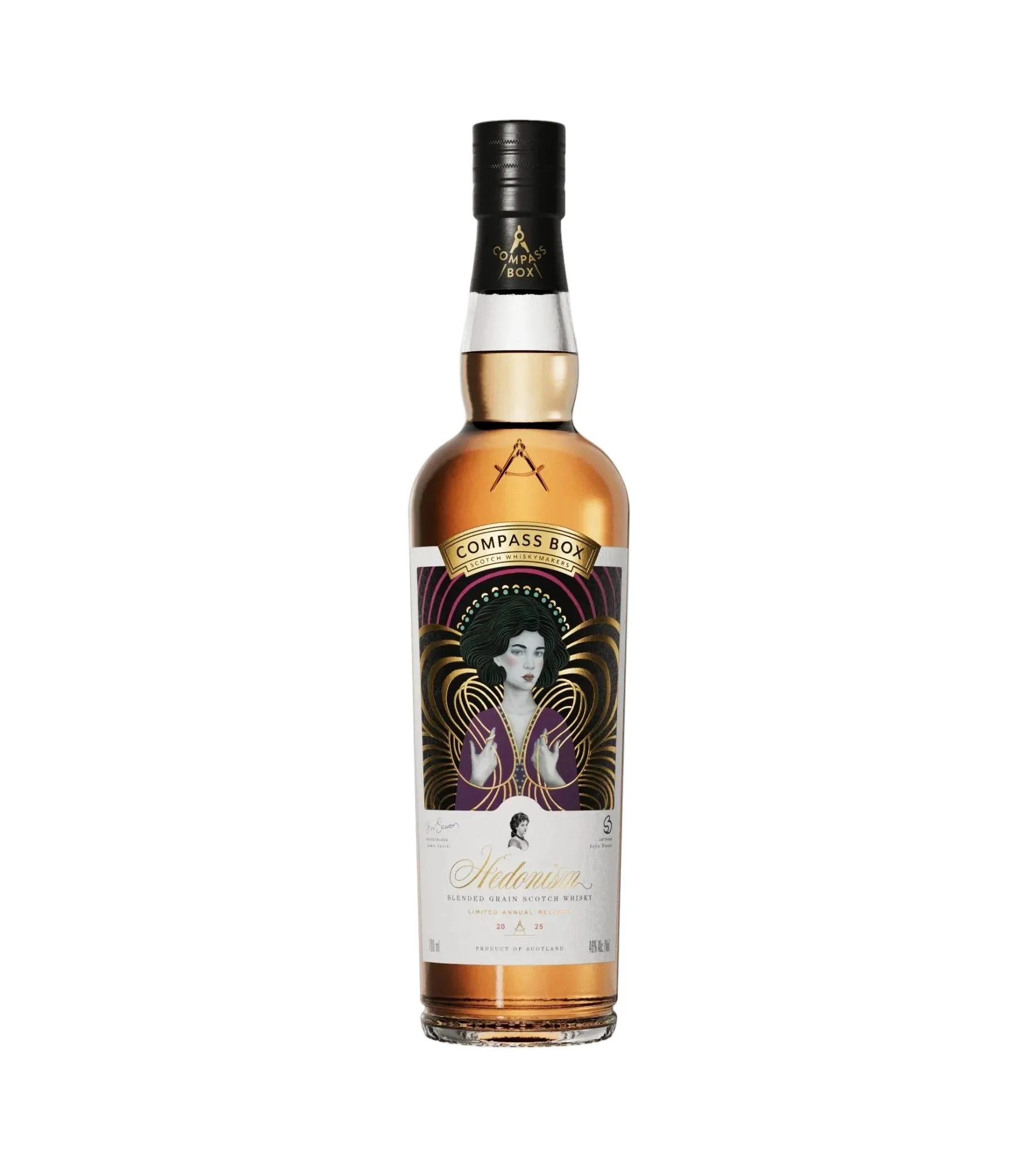 Compass Box Hedonism 2025 Release Blended Scotch Whisky | 700ML - Whiskey