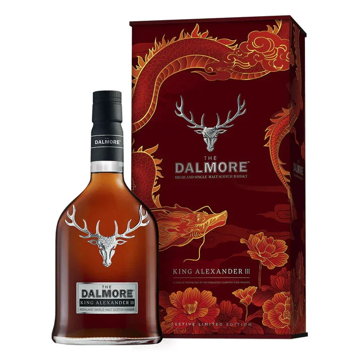 Dalmore King Alexander III | Year of the Dragon | Single Malt Scotch Whisky | 2025 Festive Limited Edition | 700ML - Whiskey