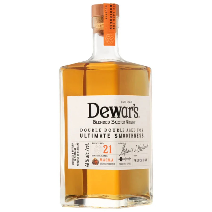 Dewar’s | Double Double 21 Year Old | Stone Toasted French Oak Cask Finished Blended Scotch Whisky - Whiskey