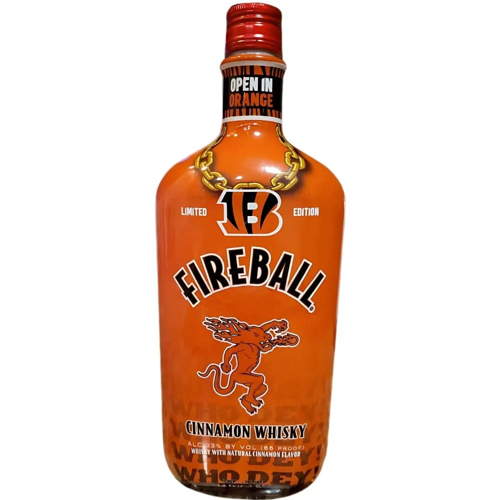 Fireball Cincinnati Bengals Collector’s Edition Cinnamon Whiskey