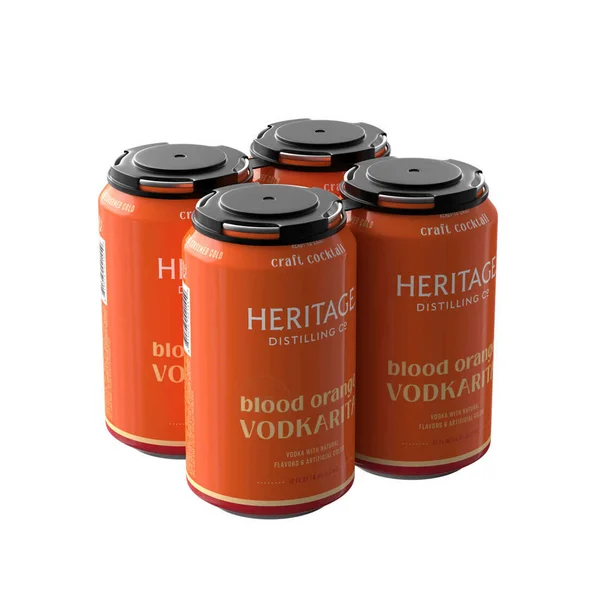 Heritage Distilling Blood Orange Vodkarita | (4)*355ML - Ready To Drink