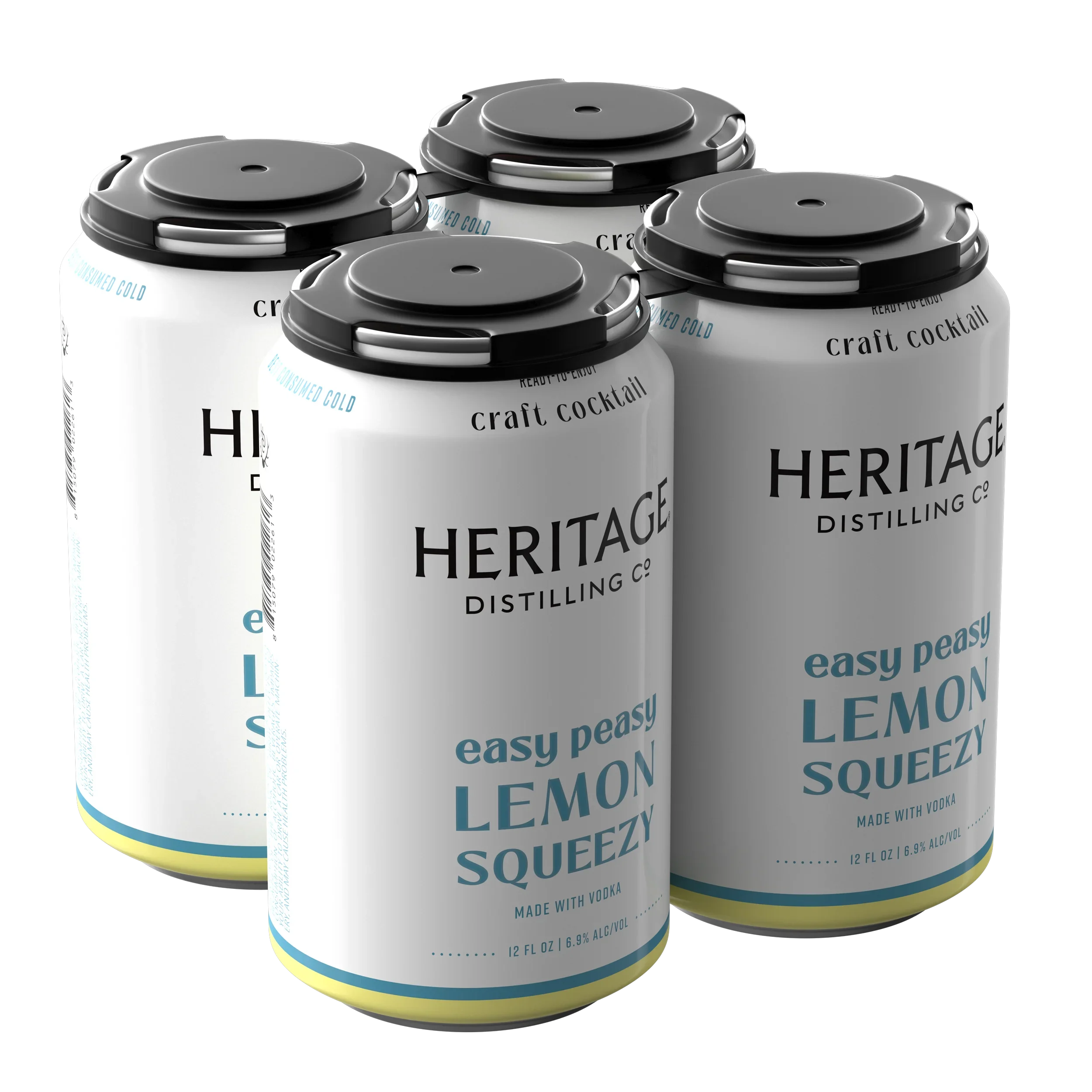 Heritage Distilling Easy Peasy Lemon Squeezy | (4)*355ML - Ready To Drink