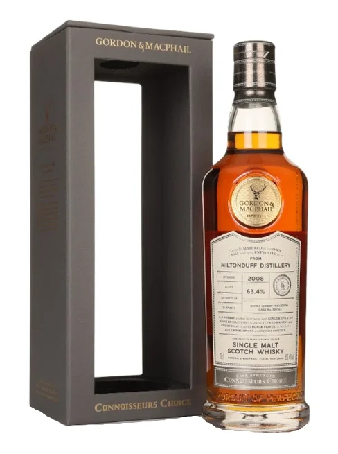 Miltonduff 15 Year Old 2008 Cask #900365 Connoisseurs Choice Gordon & MacPhail Single Malt Scotch Whisky | 700ML - Whiskey