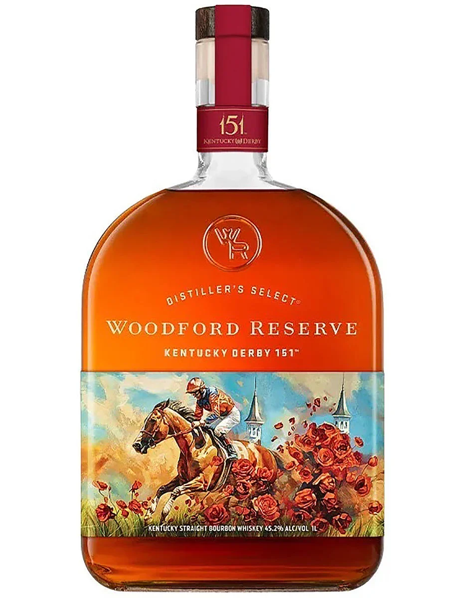 Woodford Reserve 2025 Kentucky Derby 151st Edition | Straight Bourbon Whiskey | 1L