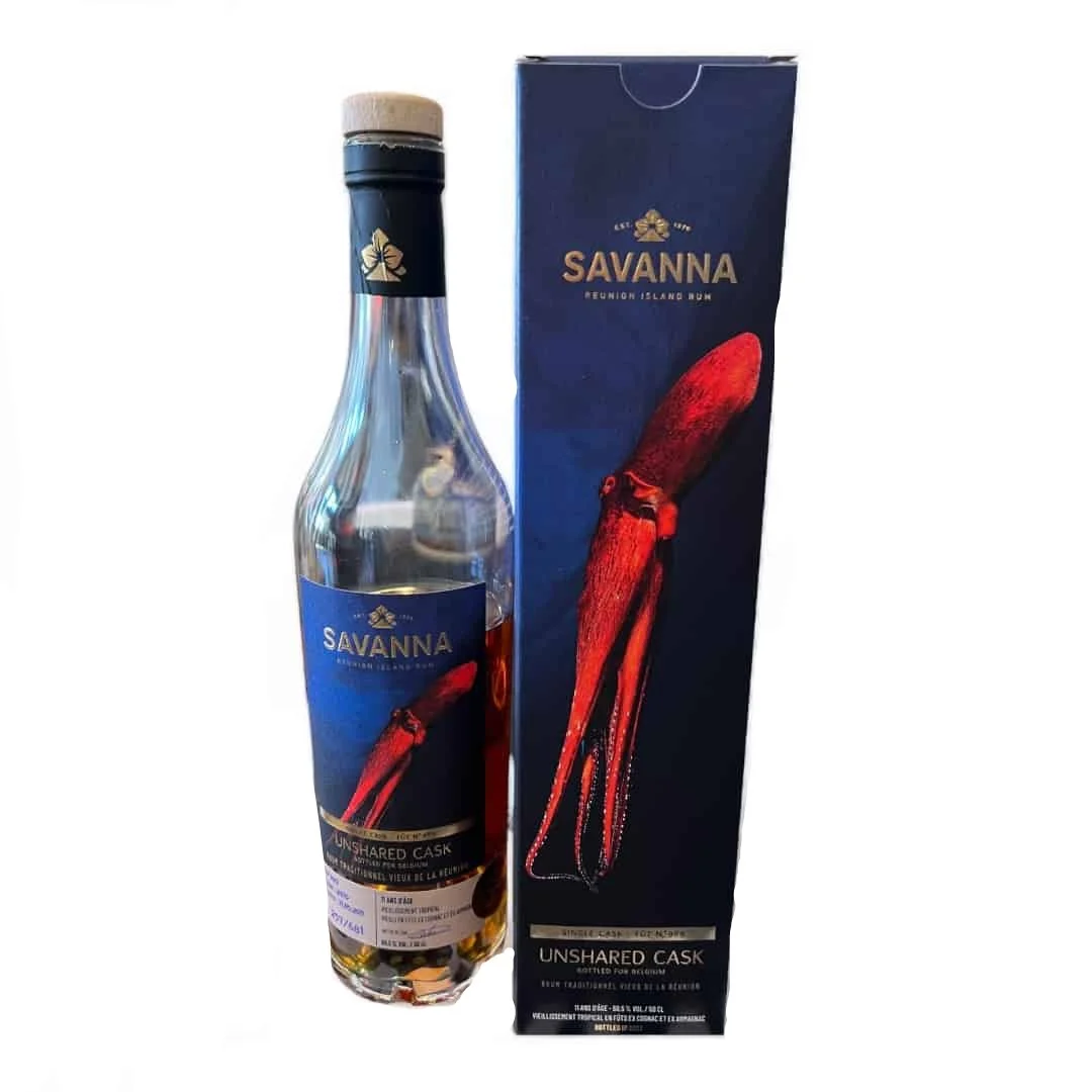Savanna Unshared Cask Bottled For Belgium Rhum Traditionel 11 And D’Age Fut N°989 | 500ML - Rum