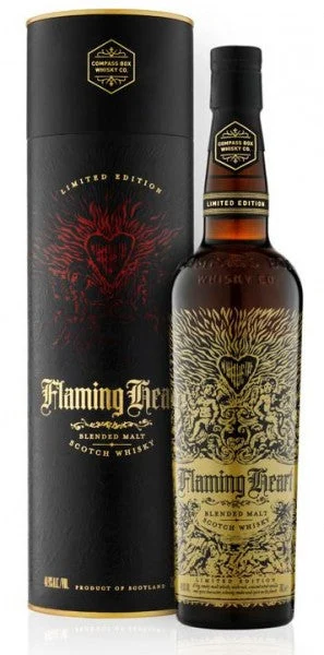 Compass Box Flaming Heart Whisky escocés de malta mezclado de edición limitada