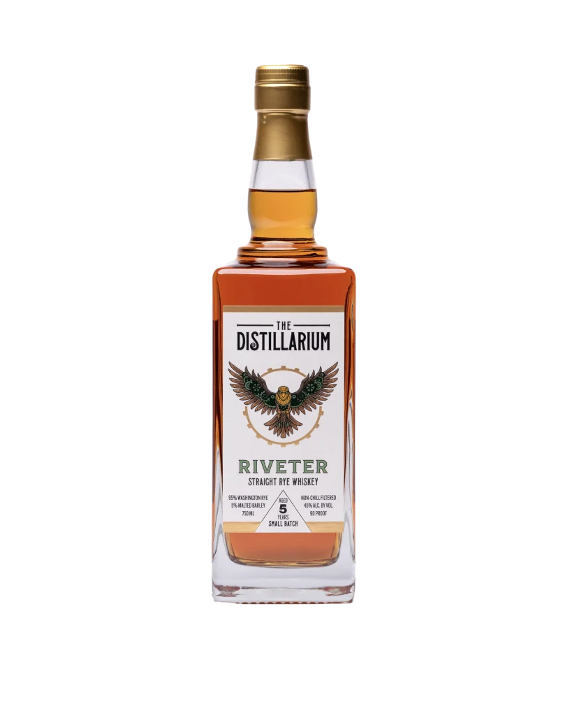 The Distillarium Riveter Small Batch 5 Year Old Straight Rye Whiskey