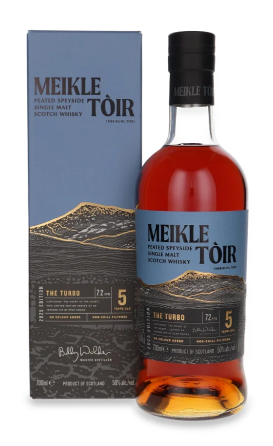 Meikle Toir 5 Year Old Peated 2025 Edition Single Malt Scotch Whisky | 700ML - Whiskey