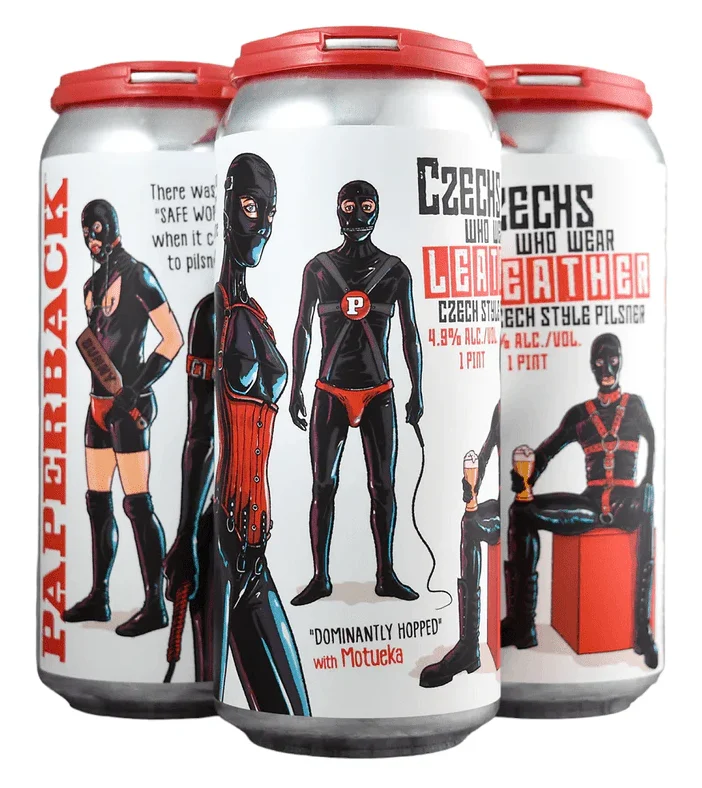 Paperback Brewing Co. Czechs Who Wear Leather Czech-Style Pilsner Beer | (4)*473ML