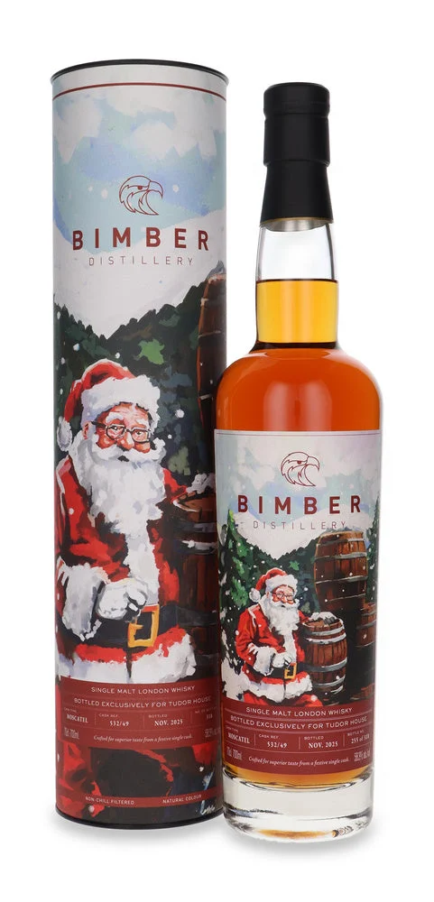 Bimber London Moscatel Cask Christmas Edition Single Malt Whisky | 700ML - Whiskey