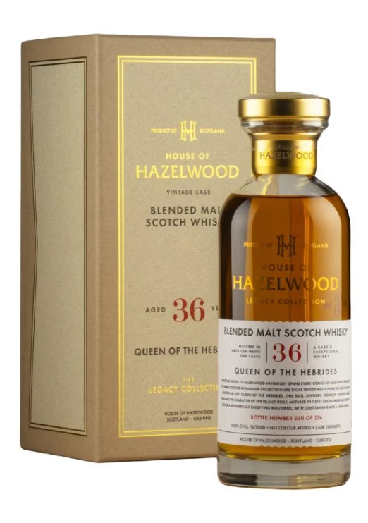 Queen of Hebrides 36 Year Old House of Hazelwood Legacy Collection Blended Scotch Whisky | 700ML - Whiskey