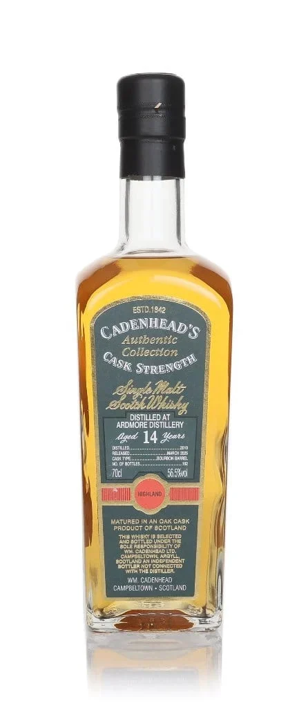 Ardmore 14 Year Old 2010 - Cadenhead's Authentic Collection Single Malt Scotch Whisky | 700ML