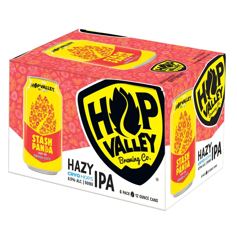 Hop Valley Brewing Co. Stash Panda Hazy IPA Beer | (6)*355ML - Ready To Drink