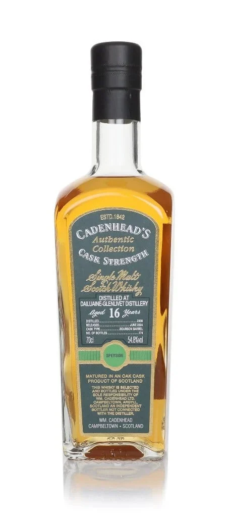 Dailuaine 16 Year Old 2008 - Cadenhead's Original Collection Single Malt Scotch Whisky | 700ML