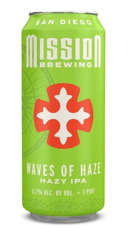 Mission Brewing Waves Of Haze Hazy IPA Beer | (4)*473ML - Ready To Drink