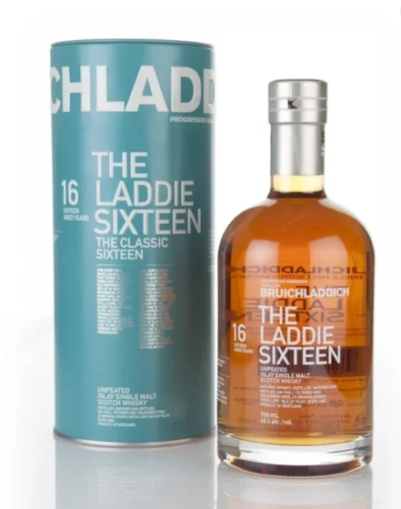 Bruichladdich 16 Year Old - The Laddie Sixteen Single Malt Scotch Whisky | 700ML