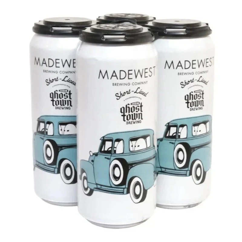 MadeWest X Ghost Town Short Lived West Coast IPA | (4)*473ML - Beer