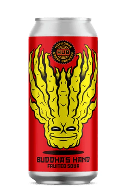 Hopworks Urban Brewery Buddha's Hand Fruited Sour Beer | (4)*473ML - Ready To Drink