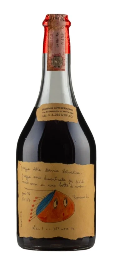 Romano Levi 1979 Black Della Donna Selvatica Dimenticato Grappa