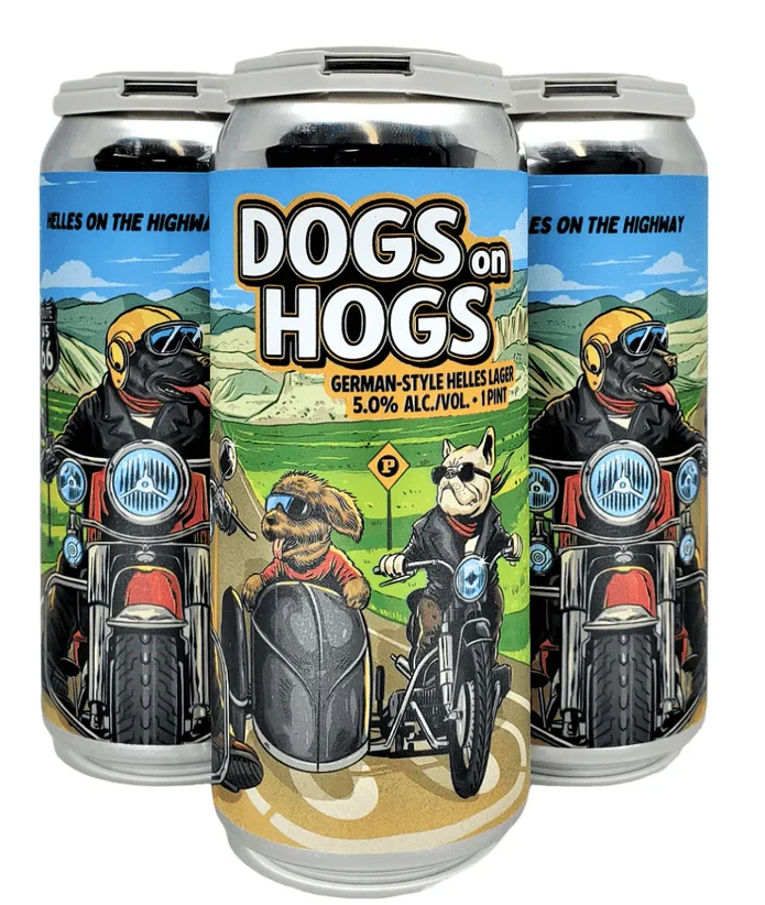 Paperback Brewing Co. Dogs on Hogs German-Style Lager Beer | (4)*473ML