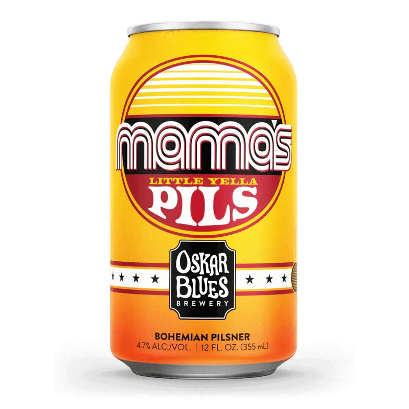 Oskar Blues Brewery Mama's Little Yella Pils Bohemian Pilsner Beer | (6)*355ML