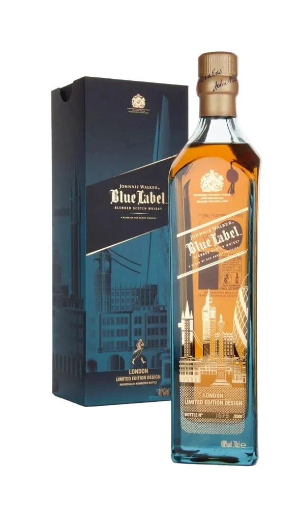 Johnnie Walker Blue Label - London Limited Edition Design Blended Scotch Whisky | 700ML