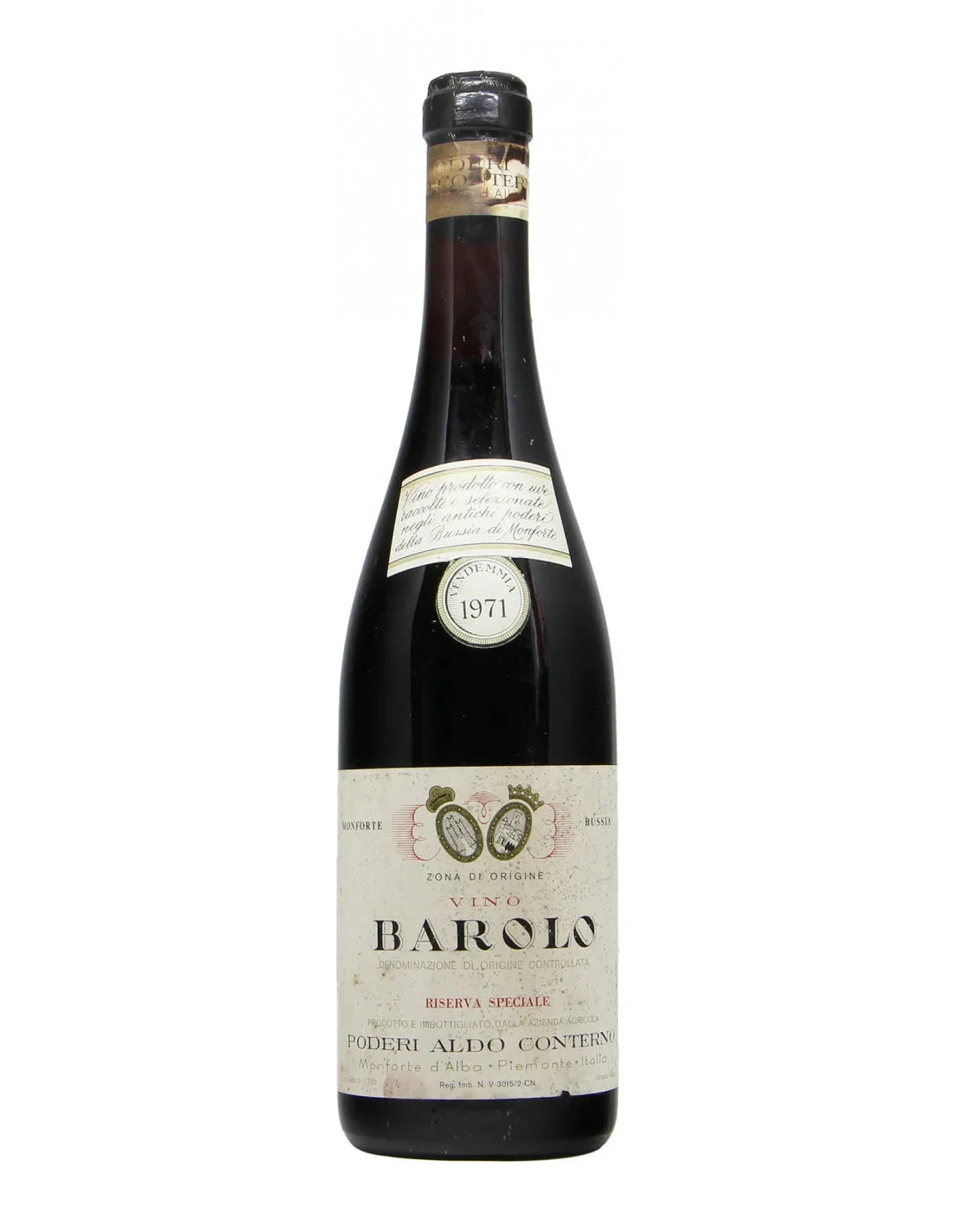 1971 | Poderi Aldo Conterno | Barolo Riserva Speciale - Wine