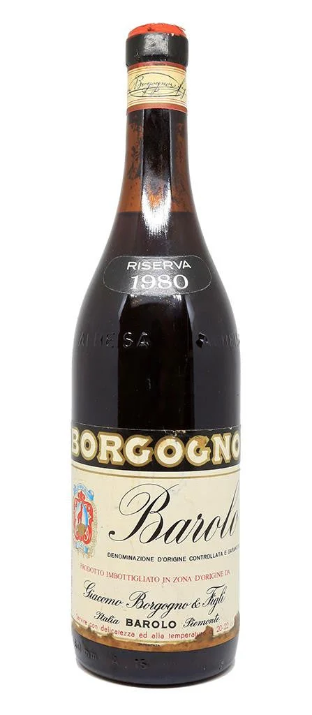1980 | Giacomo Borgogno & Figli | Barolo Riserva - Wine
