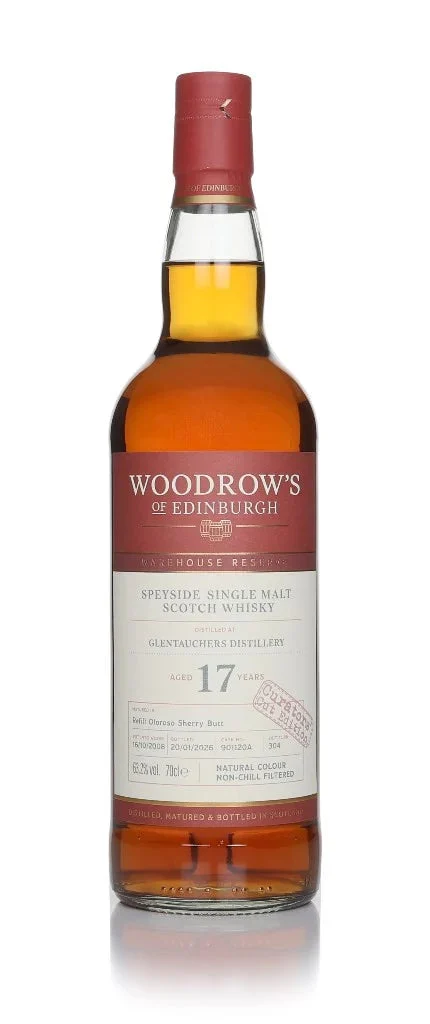 Glentauchers 17 Year Old 2008 Cask #901120A - Woodrow's of Edinburgh Single Malt Scotch Whisky | 700ML