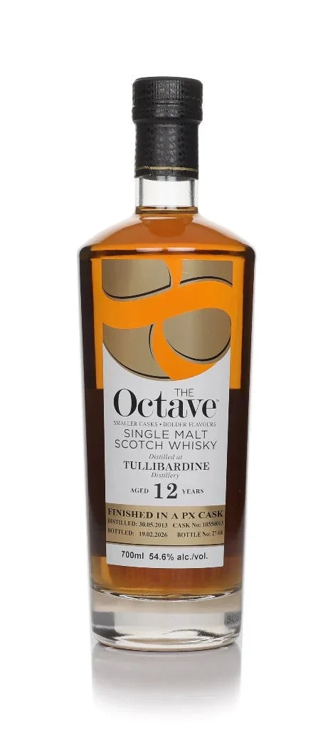 Tullibardine 12 Year Old 2013 Cask #10550013 PX Finish - The Octave (Duncan Taylor) Single Malt Scotch Whisky | 700ML