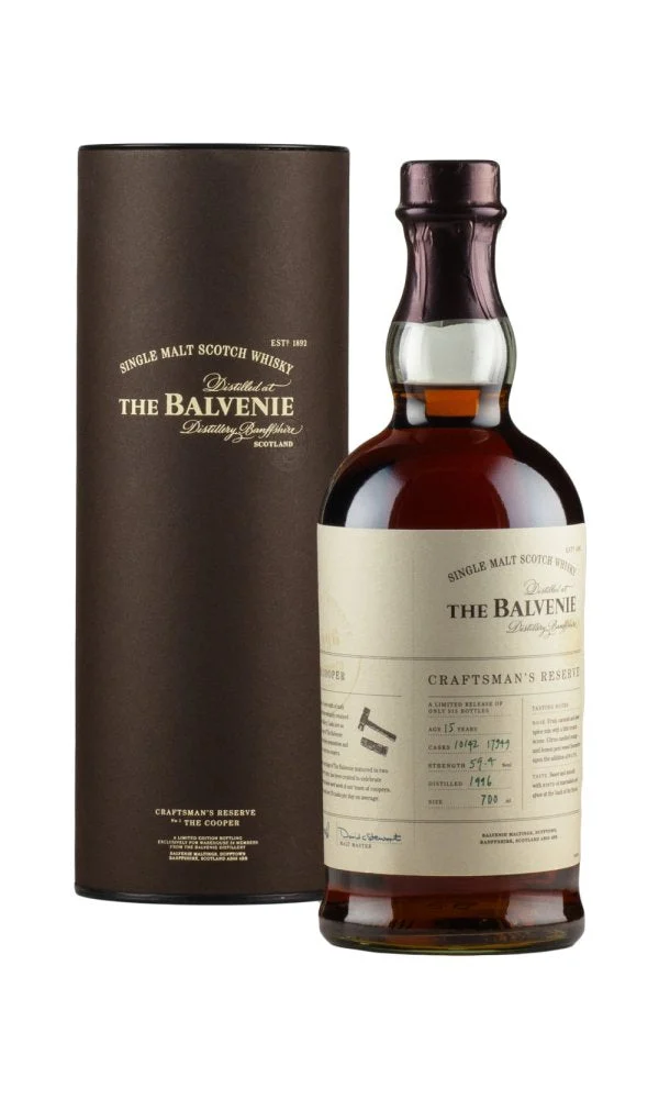 Balvenie 15 Year Old Craftsman's Reserve No.1 The Cooper 1996 Single Malt Scotch Whisky | 700ML - Whiskey