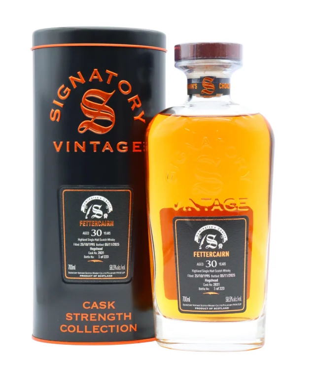 Fettercairn Signatory Vintage Symington's Choice Single Cask #2831 30 Year Old 1995 Single Malt Scotch Whisky | 700ML - Whiskey