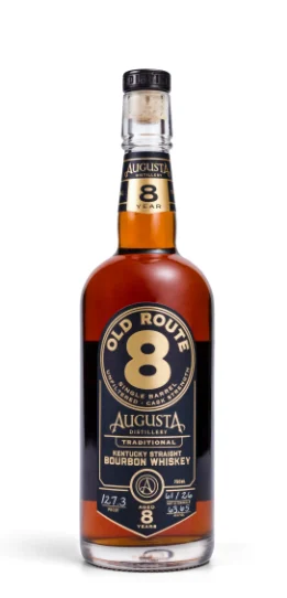 Augusta Old Route 8 Single Barrel Cask 8 Year Old Kentucky Straight Bourbon Whiskey