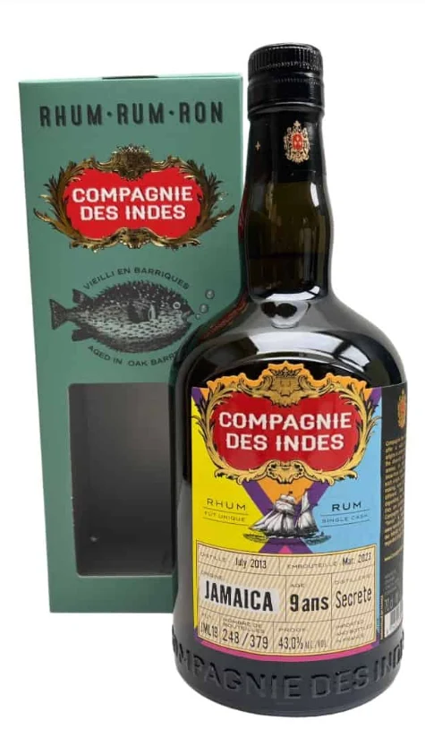 Compagnie Des Indes Jamaica 9 Year Old Secrete | 700ML - Rum