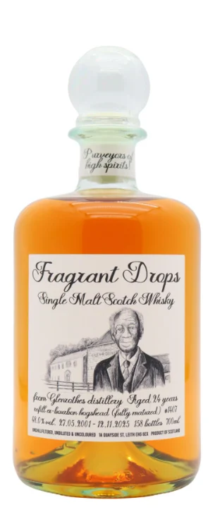 Glenrothes Fragrant Drops Single Cask #1407 24 Year Old · 2001 Vintage Single Malt Scotch Whisky | 700ML - Whiskey