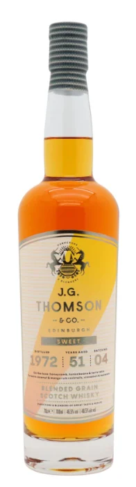 J.G. Thomson Batch #04 51 Year Old · 1972 Vintage Blended Grain Scotch Whisky | 700ML - Whiskey