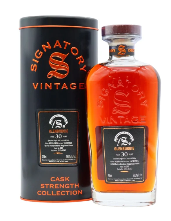 Glenburgie Signatory Vintage Symington's Choice Single Cask #203 30 Year Old 1995 Single Malt Scotch Whisky | 700ML - Whiskey
