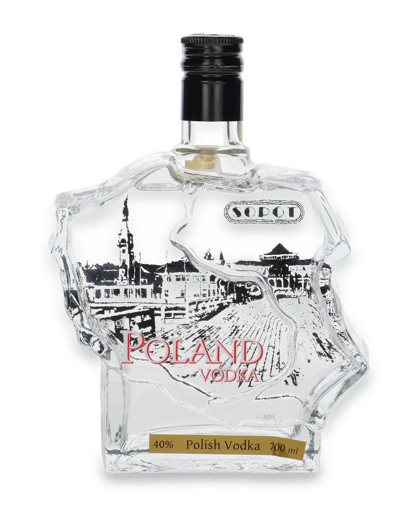 Map of Poland Vodka Sopot | 700ML