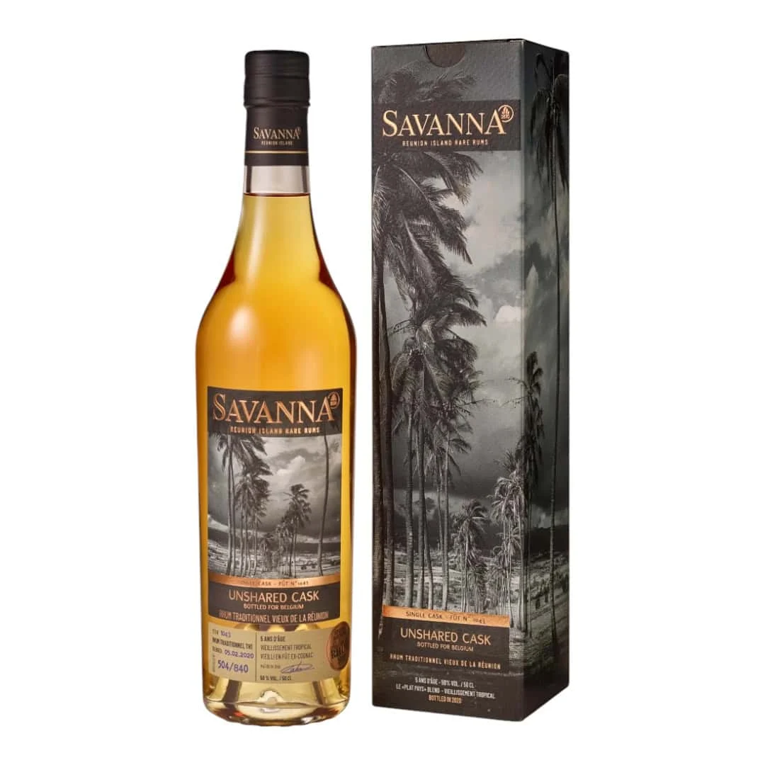 Savanna Unshared Cask bottled for Belgium Fut #1043 Plat Pais Blend Rum | 500ML