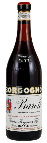 1971 | Giacomo Borgogno & Figli | Barolo Riserva - Wine
