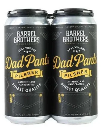Barrel Brothers Brewing Co. Dad Pants Pilsner Beer | (4)*475ML