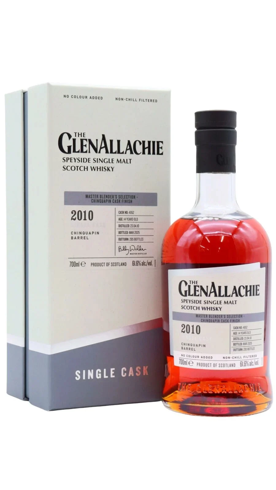 GlenAllachie Single Cask #4952 - Chinquapin Cask Whisky 14 Year Old Single Malt Scotch Whisky | 700ML
