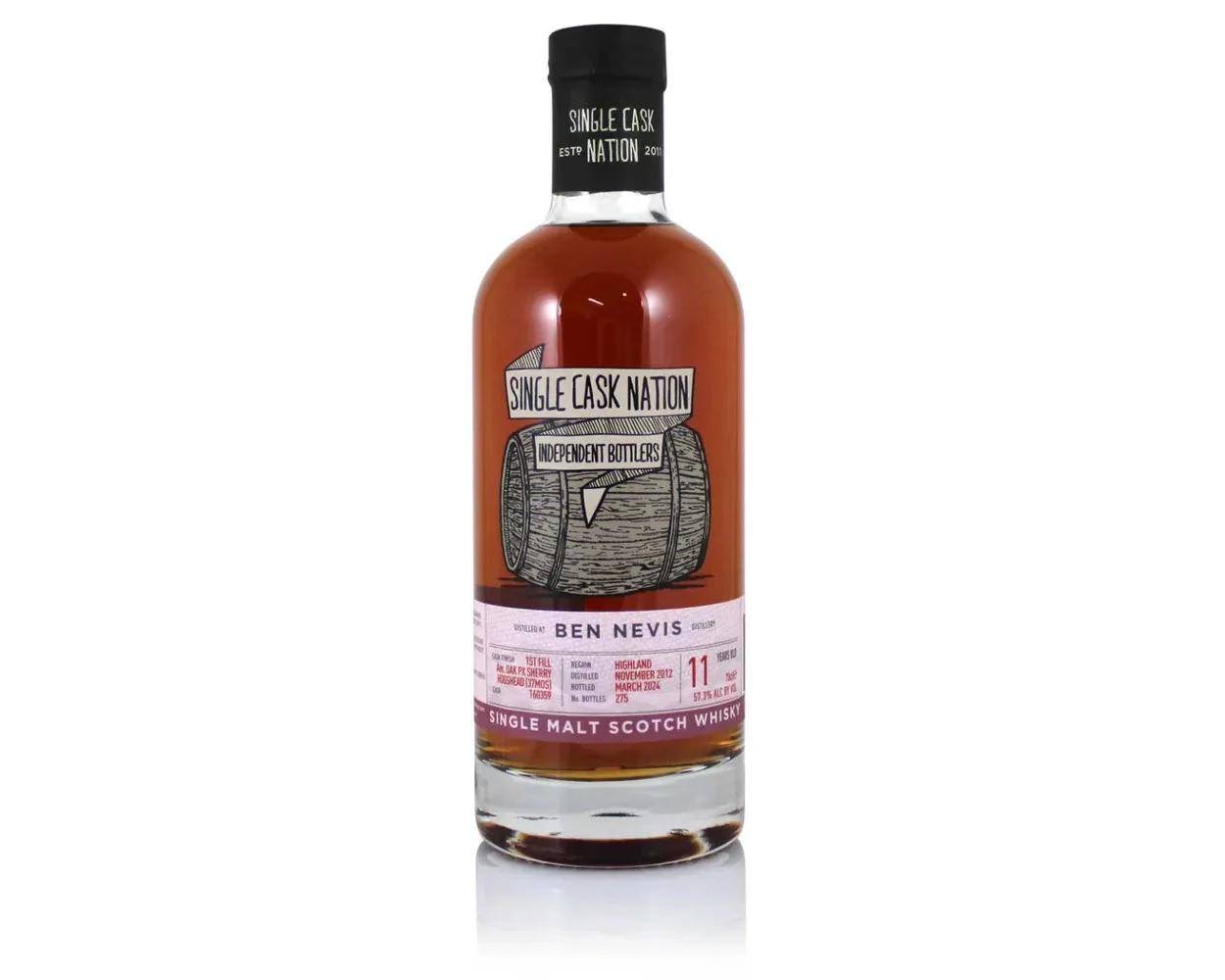 Single Cask Nation Ben Nevis 11 Year Old 2012 Cask #160359 | 700ML - Whiskey