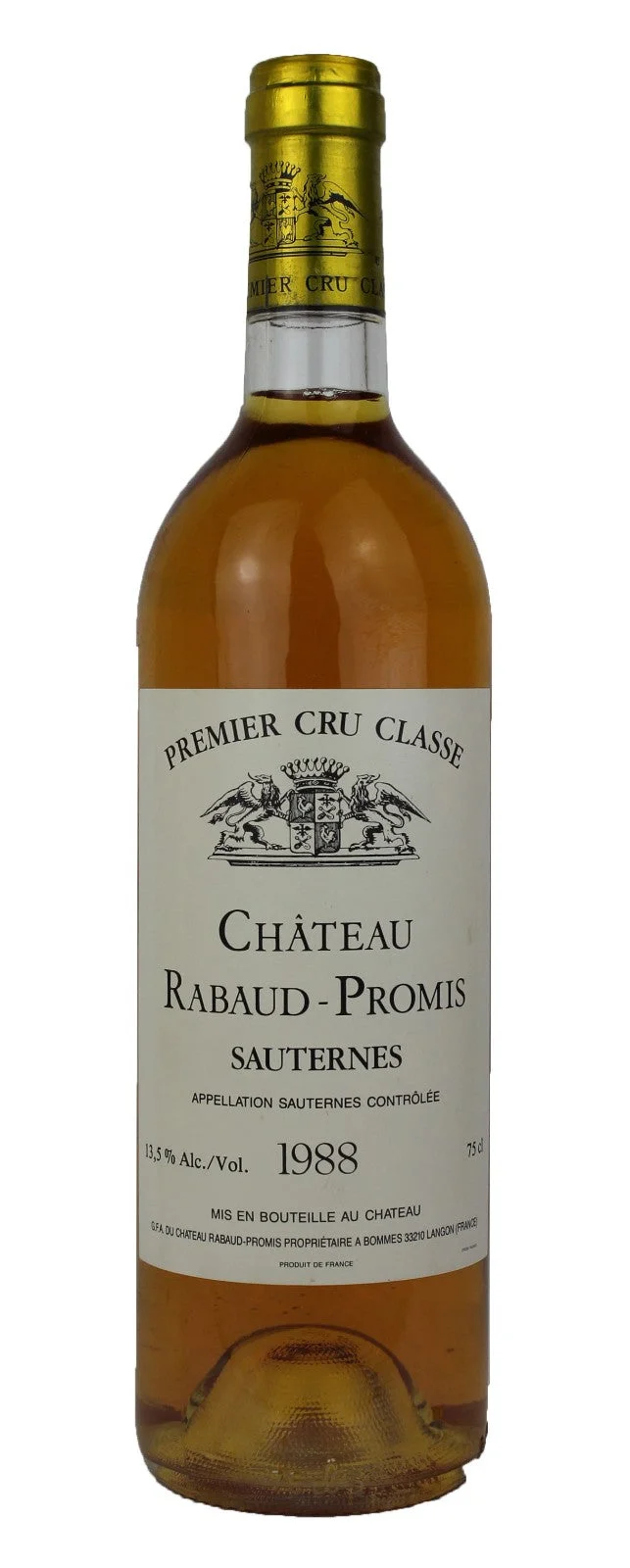 1988 | Chateau Rabaud-Promis | Sauternes