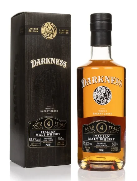 Puni 4 Year Old Oloroso Cask Finish Darkness Whisky | 500ML - Whiskey