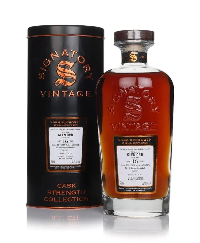 Glen Ord 16 Year Old 2009 Cask #1 - Cask Strength Collection (Signatory) Single Malt Scotch Whisky | 700ML