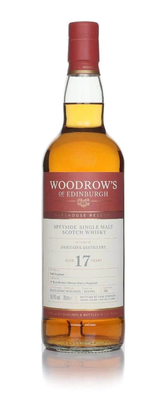 Dailuaine 17 Year Old 2008 - Woodrow's of Edinburgh Single Malt Scotch Whisky | 700ML